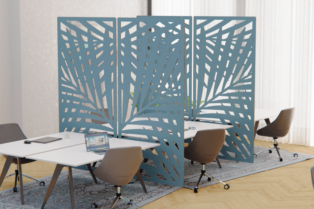 UNOVIA Roomdivider Paneel vilt bruin 60x280 cm kopen